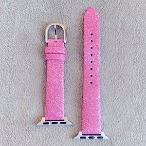 Kate Spade Fuschia Glitter Apple Watch Band